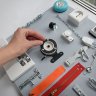 Развивающая доска Монтессори 40x40 см. Серая Развивающая доска Монтессори 40x40 см. Серая